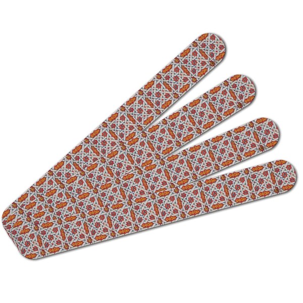 Knots Optical Illusion Pattern Double-Sided Nail File Emery Board Set