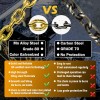 5/16" Transport Binder Chain-G80 Tow Chain with G70 Grab and