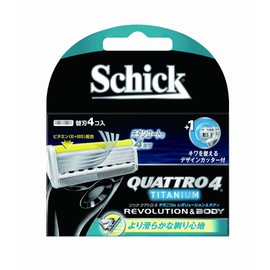 Chic Quattro 4 Titanium Revolution Replacement Blade
