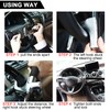 Tevlaphee Steering Wheel Lock For Cars,Wheel Lock,Vehicle Anti-Theft Lock,Adjustable Length