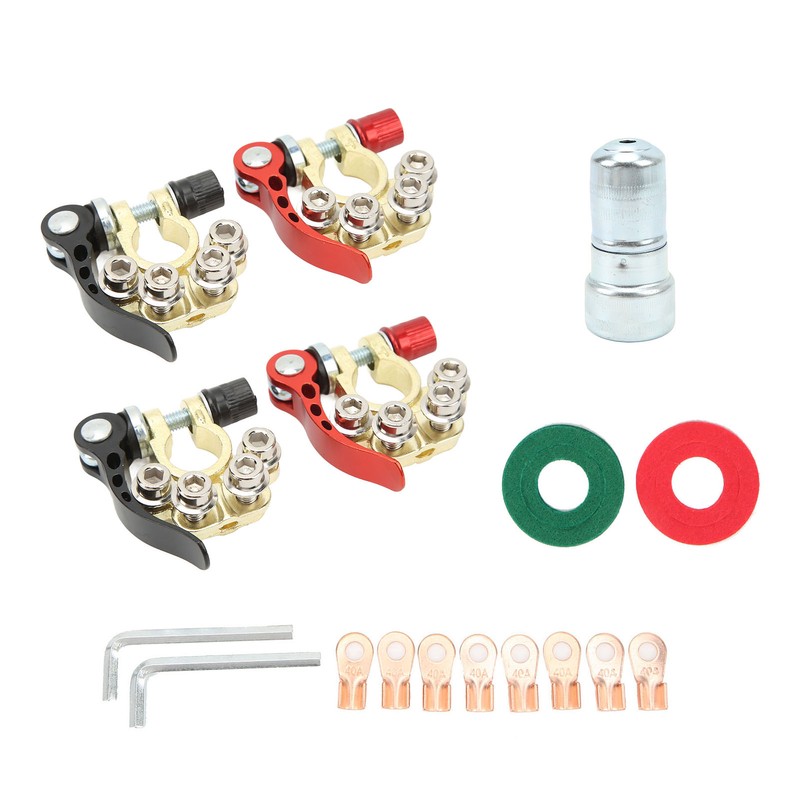 Battery Terminal Connectors 4 Post Stable Connection Strong Electrical Conductivity