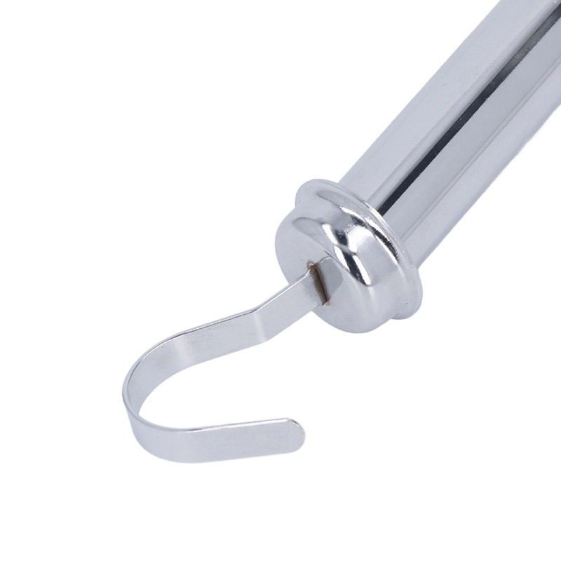 22in Transmission Oil Dipstick Silver Chrome Stainless Steel Tube for