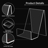 SIYOMG Pack of 10 Clear Acrylic Book Stands, Acrylic Table