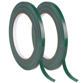 Maxqzin 2 Rolls Floral Tape for Fresh Flowers, Flower Tapes 0.25" Green Floral Tapes Waterproof Floral Tape 60 Yd Florist Tape Dark Green for Binding Fresh Flowers Craft