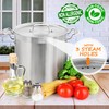 NutriChef 16-Quart Stainless Steel Stockpot - 18/8 Food Grade Heavy