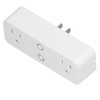 Power Strip WiFi BLE Remote Control Dual Sockets Receptacle 10A