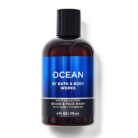 Bath and Body Ocean Beard & Face Wash With Aloe & Vitamin B5 | 4 Fl Oz