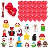 24 Pcs Prefilled Easter Heart Eggs with Toys forClassroom with