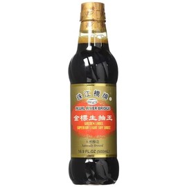 Pearl River Bridge Superior Light Soy Sauce, Premium Chinese Soy Sauce, Golden Label Superior Light Soy Sauce, 16.9 oz