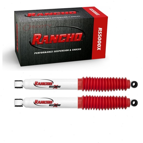 2 pc Rancho Rear RS5000X Shock Absorbers compatible with Ford