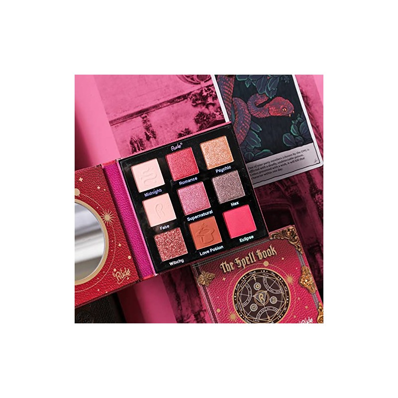RUDE The Spell Book Paleta de sombras de ojos suaves