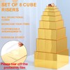Geelin 8 Pack Acrylic Cube Risers Acrylic Boxes for Food