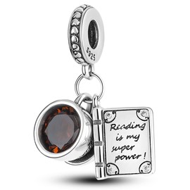 MULA 925 Sterling Silver Charms for Bracelets and Necklaces Family Letters Dangle Pendants Airplane Travel Beads Family Tree Jewelry Charms for Women