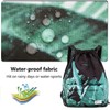 Risefit - Bolsa impermeable con cordón, bolsa de gimnasio, mochila