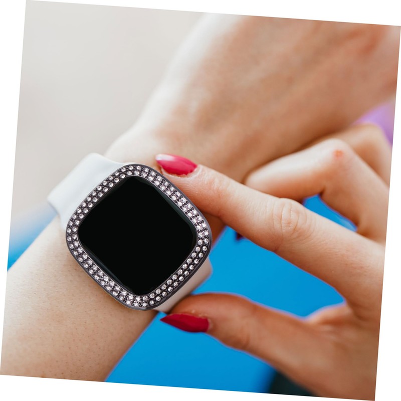 OSALADI Smart Watch Case Protective Shell Diamond Plating Full Coverage