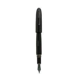Conklin All American Black Matte/Gunmetal Limited Edition 898 Fountain Pen - Omniflex
