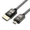 Cablecc Micro HDMI a HDMI 2.1 Ultra HD UHD 8K