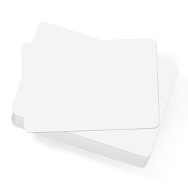 OFFCUP Postcard Paper Cardstock, 54pcs A6 Blank Message Paper, 250gsm 4x6” White Blank Post Cards (Both Sides Blank) Index Cards Set Blank for DIY, Printable Postcards Set, Round Corners