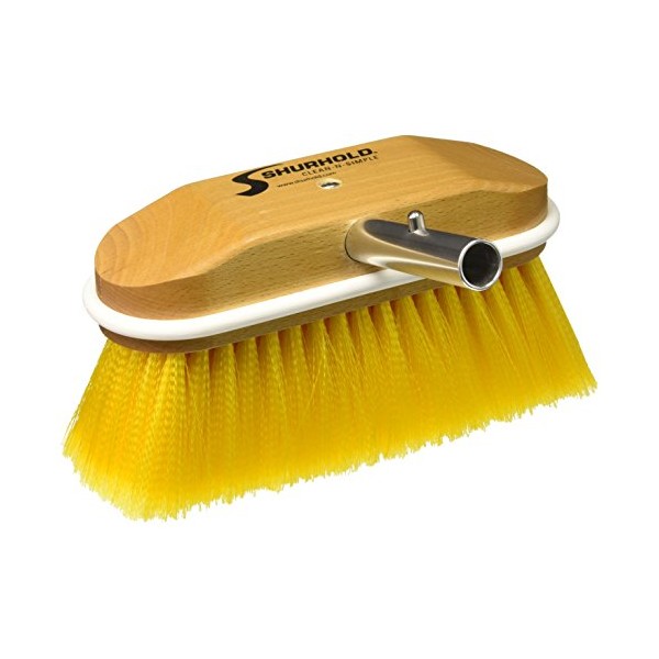 Shurhold 308 8" Window and Hull Brush with Soft Yellow
