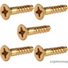 Phillips Flat Head Wood Screw Solid Brass #4X3/8 Qty 100