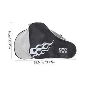 BESPORTBLE Triangle Skate Bag for Boys and Girls Roller Skate Backpack Stylish for Outdoor Sports and Travel