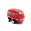 My First Natural Rubber Red Double Decker Bus Baby Toy,