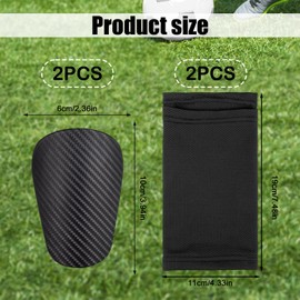 Mini Soccer Shin Guards, Extra Small Shin Guards Football Protective Shin Pads with Shin Pad Sock Covers Tiny Shin Protection Gear Accessories for Teenagers Kids Adults Boys Girls Men