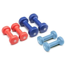 Venbytech for 3-Pair Neoprene Dumbbell Set | NDS-21.1 Small Hand Weight Cardio Non-Slip