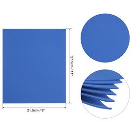 uxcell Dark Blue EVA Foam Sheets 11 x 8 inch 1.7mm Thickness for Crafts DIY Projects, 24 Pcs