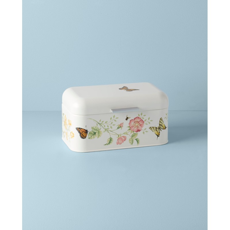 Lenox 892520 Butterfly Meadow Breadbox, 11.25" L x 6.5" W
