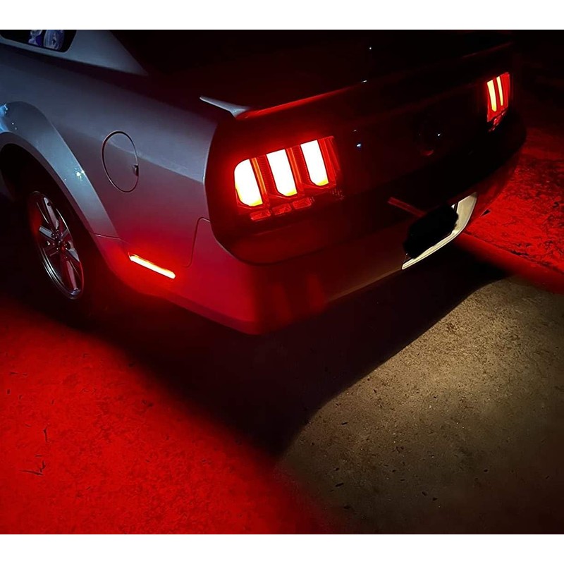iJDMTOY OE-Red Lens Red Full LED Rear Side Marker Light