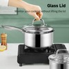 SLOTTET 1Qt & 2Qt Stainless Steel Sauce Pan Set with