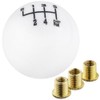 Padaodao 5 Speed Shift Knob White Gear Stick Shifter Knobs