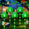 5 Pack St. Patrick's Day Solar Pathway Lights Outdoor -