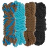Twisted 3 Strand Natural Cotton Rope - Soft Knot Typing