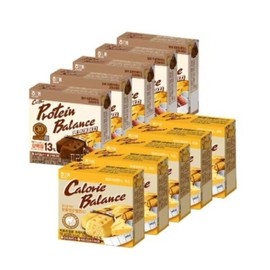 Haitai Calorie Balance Protein Cocoa Fudge 76g 5pcs + Calva Cheese 76g 5pcs / 해태 칼로리 바란스 프로틴 코코아퍼지76g 5개+ 칼바 치즈 76g5개