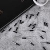 60-Piece Black Rivet Set, Blind Rivets Set Made of Aluminium/Steel,