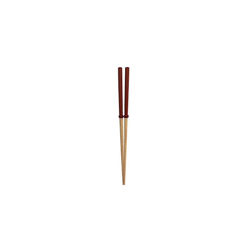 Aoba Wakasa Lacquerware Dishwasher-Safe Painted Chopsticks Flotation Round (Modern Red