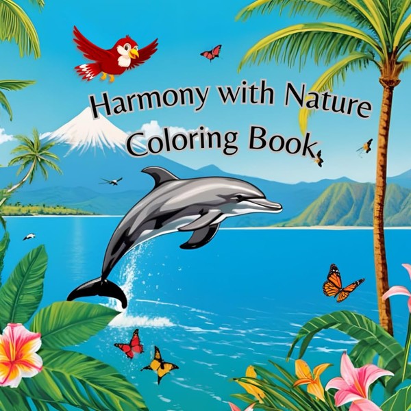 Harmony with Nature : A Coloring Journey