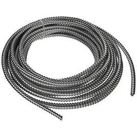 Southwire 68579222 14/2 Type 50-Feet 14-Gauge 2 Conductors MC Solid Metal Clad Cable with Aluminum Armor and Green Insulated Ground Wire ; Grey