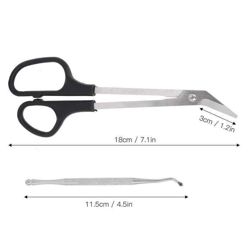 Toenail Clippers for Seniors, Toenail Scissors with Long Handle, Ergonomic,