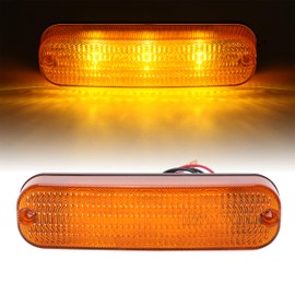 HECASA 1Pc LED Flashing Amber Cab Light AR60250 Compatible with John Deere Tractor 30 Series 2030 2630 4030 4230 4430 4630 2350 2550 2750 2755 2940 3055 3150 4050 LED Warning Light