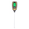 Soil Moisture Meter 4 in 1 Digital Backlight Plant Temperature
