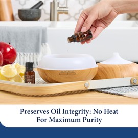 Cosy House Collection 300ml Ultrasonic Essential Oil Diffuser – Adjustable Mist, 16hr Run Time & Auto Shut-Off with BPA-Free & Easy Cleaning