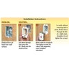 iMBAPrice BE1-2 (1-Gang) Electrical Power Outlet Box Extender - White,