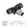 M METERXITY 1pc 6.5mm PT Male Thread Push Lock Fitting
