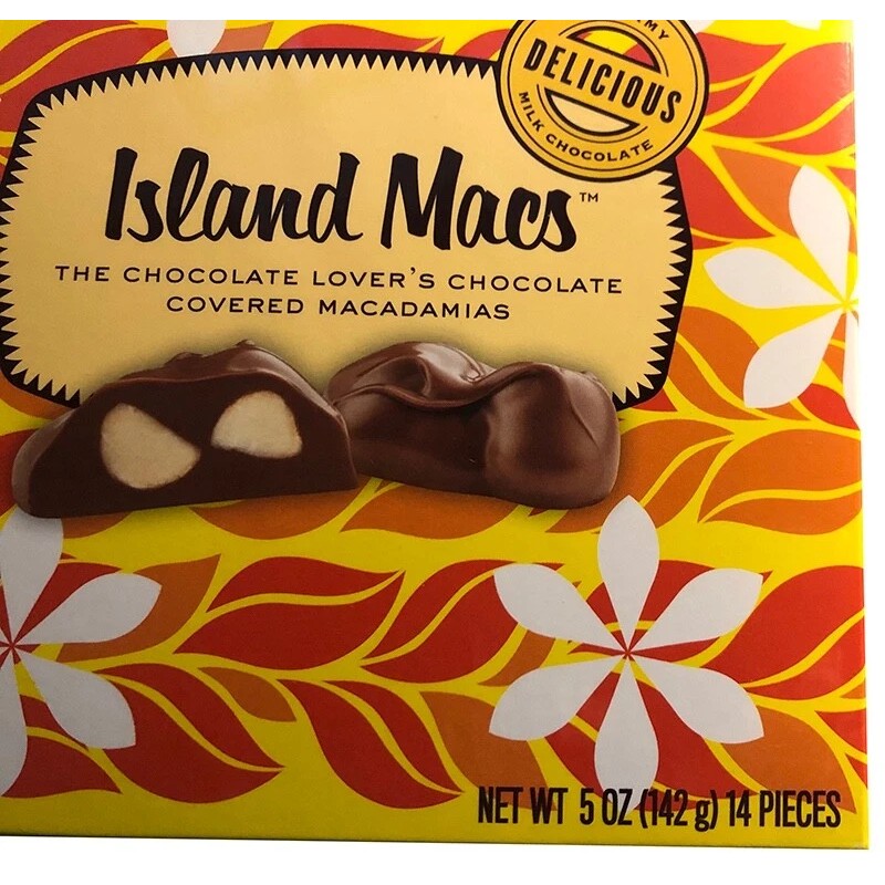Hawaiian Host Milk Chocolate Covered Macadamia Nut ONE BOX Sealed