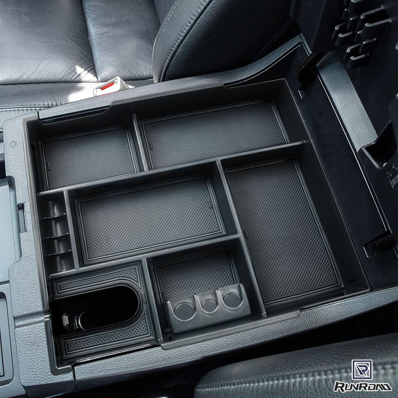 RUNROAD Center Console Organizer Full Cover Tray Compatible with Toyota
