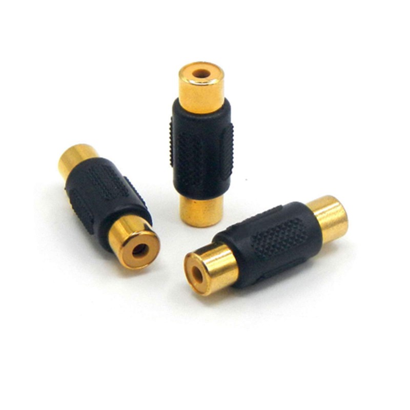 YFFSFDC RCA Extension Adapter Female to Female Relay Connector Relay