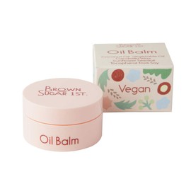 Oil Balm 0.4 oz (10 g) (Organic Vegan Multi-Balm Moisturizing Brown Sugar First) Body Cream, 0.4 oz (10 g) (x 1)